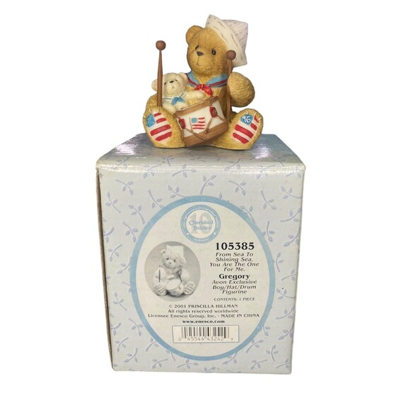 2001 Cherished Teddies From Sea To Shining Sea Gregory Figurine Enesco #105385 - Picture 2 of 9